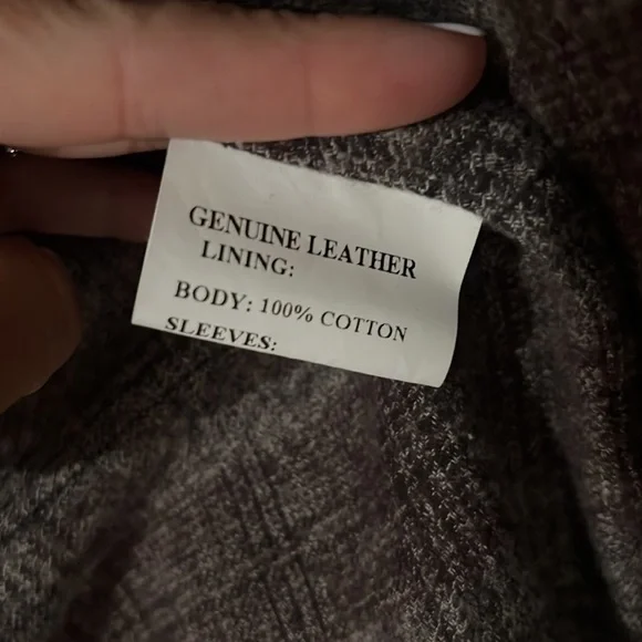 Missani Le Collezioni. Mens brown leather jacket. Size 2x - Picture 9 of 13